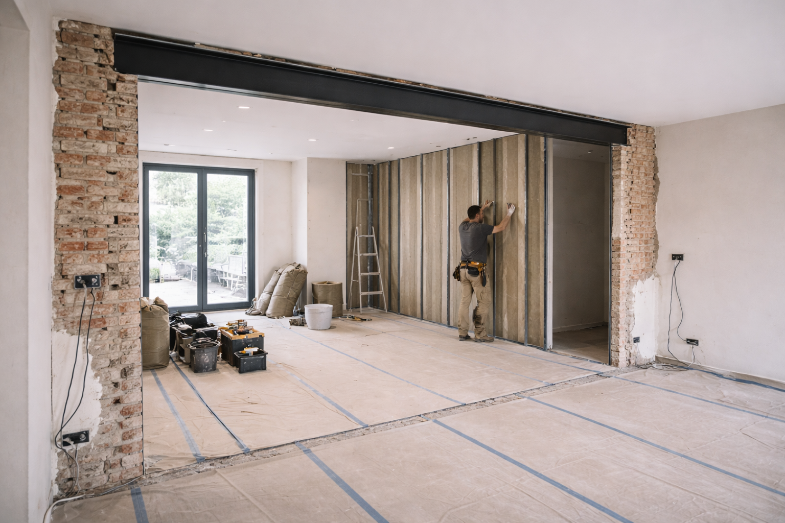 binnenkant algemene renovatie