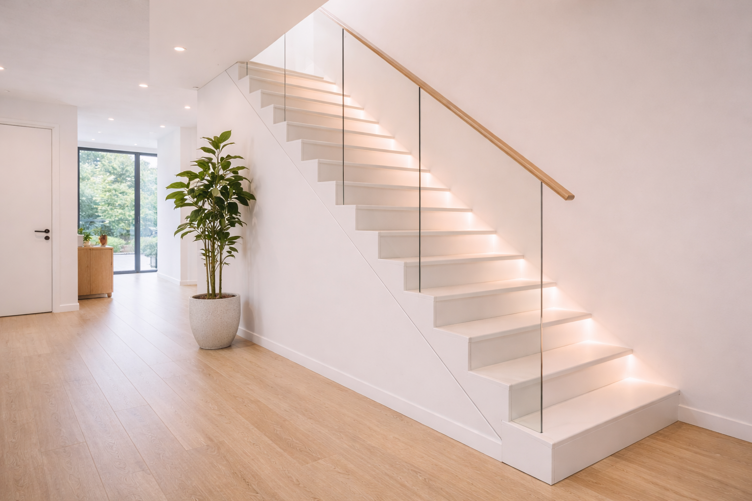 binnenkant woning trap